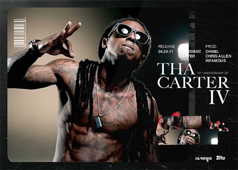 2021 Topps x Lil Wayne Tha Carter IV 10th Anniversary Checklist 