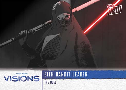 2021 Topps Now Star Wars Visions The Duel