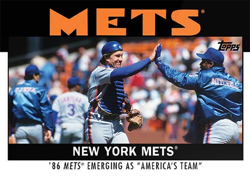 2021 TOPPS X ESPN METS ONCE UPON A TIME IN QUEENS LENNY DYKSTRA #7