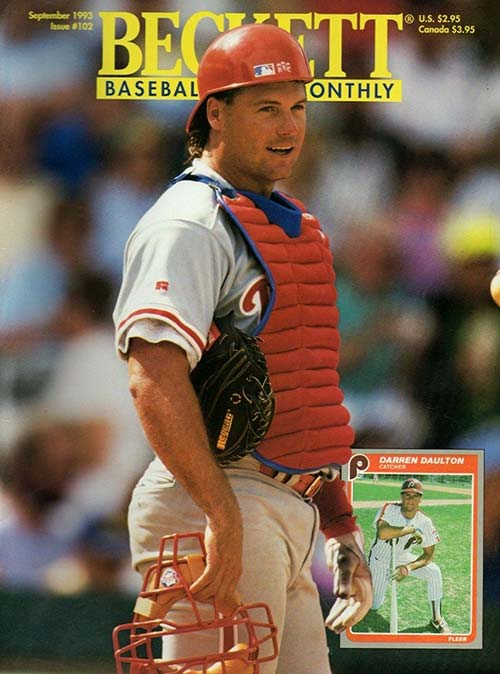 Beckett Baseball Card Monthly September, 1993 - Darrren Daulton