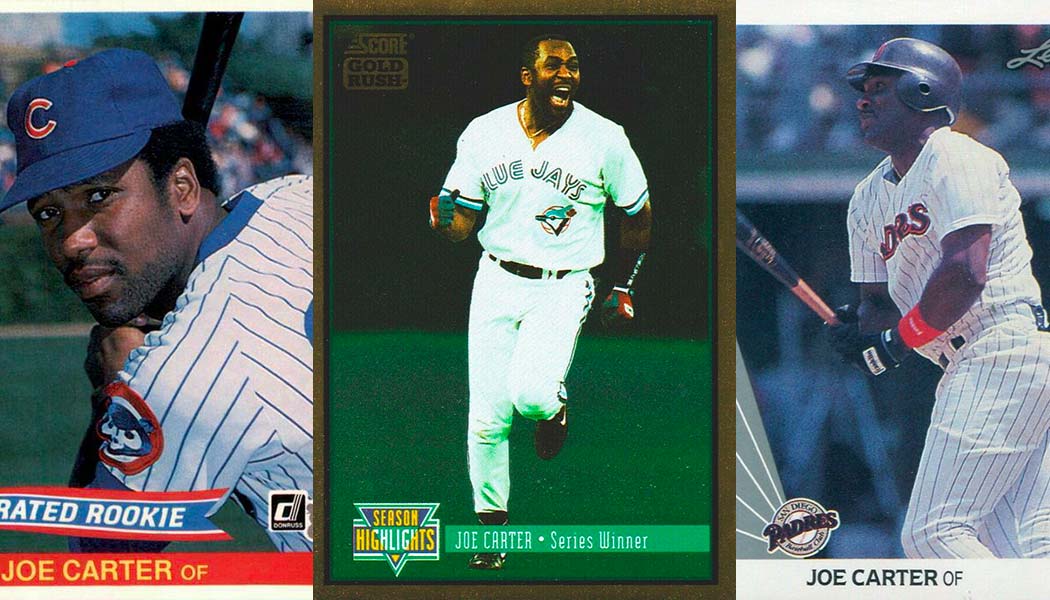 INSTANT PC: 10 JOE CARTER BASEBALL CARDS THAT HELP TELL THE STORY