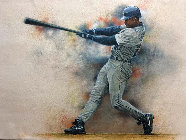 Thurman Munson I by Mike Kupka Art For Sale