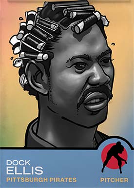 Topps Project70 Dock Ellis by Blue the Great