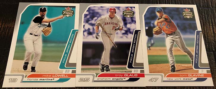 2003 Fleer Box Score - Jersey Rack Quad #CSTS - Eric Chavez