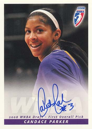 2008 Rittenhouse WNBA Autographs Candace Parker