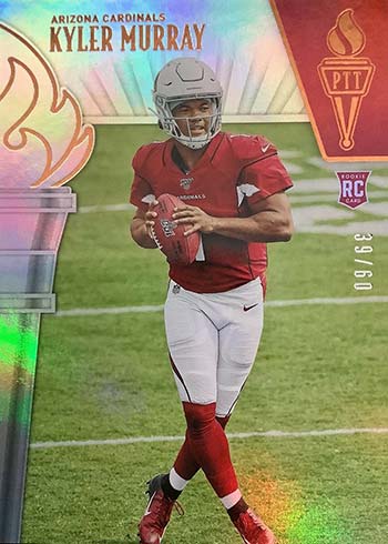 2019 Panini Obsidian Football Kyler Murray Rookie RC Tunnel Vision White  #3/7 