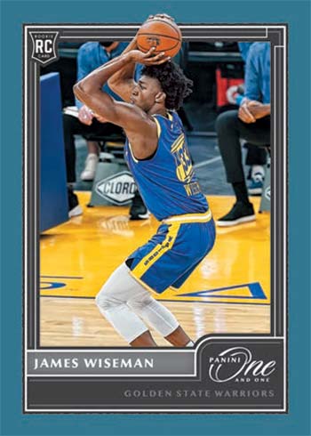 2020-21 Panini One and One Basketball Blue James Wiseman