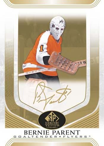 2020-21 Upper Deck SP Signature Legends Hockey Bernie Parent Autograph