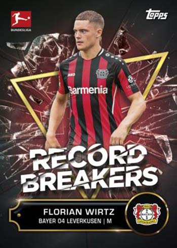 2021-22 Topps Bundesliga Record Breakers Florian Wirtz