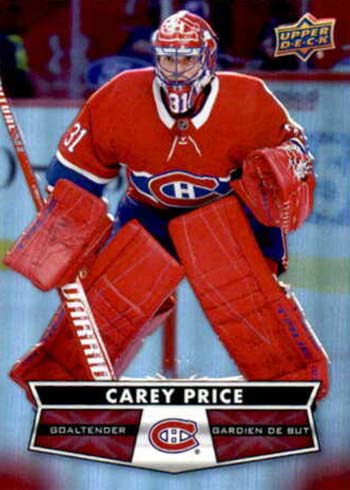 2021-22 Upper Deck Tim Hortons Hockey Carey Price