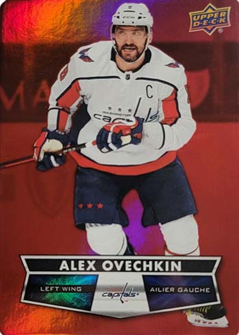 2021-22 Upper Deck Tim Hortons Hockey Red Die-Cut Alex Ovechkin