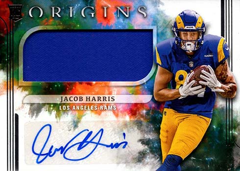 2021 Panini Origins Justin Fields RPA Rookie Nike Swoosh Booklet 1