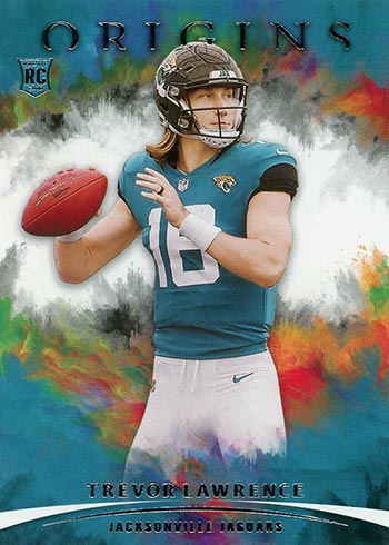 TREVOR LAWRENCE 2021 PANINI ORIGINS NFL GOLD INK INSCRIPTIONS AUTO