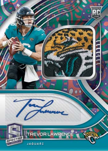 2021 Panini Spectra Football Rookie Patch Autographs Trevor Lawrence