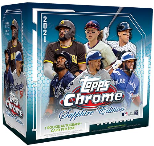 2021 Topps Chrome Sapphire Baseball Box