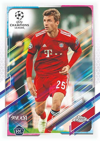 2020-21 SOCCER - TOPPS CHROME UEFA CHAMPIONS LEAGUE (P4/B18/C12)