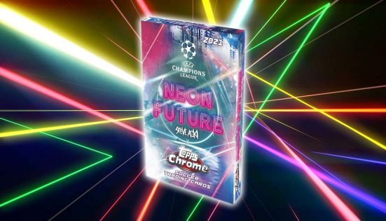 2021 Topps Chrome UEFA x Steve Aoki Neon Future Checklist, Details