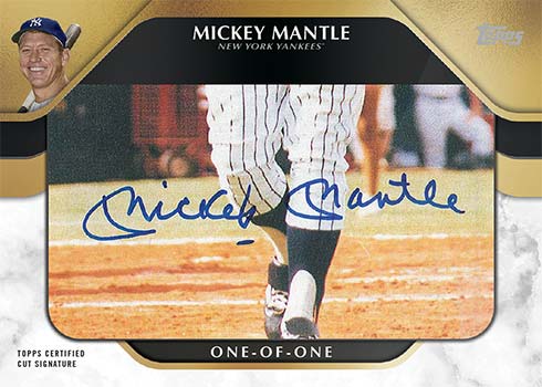 2021 Topps Mickey Mantle Collection Checklist, Box Info, Card Details