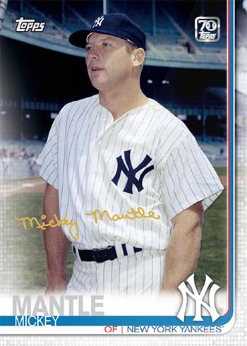 2021 Topps Mickey Mantle Collection Autograph Parallel