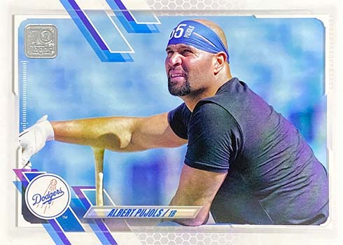 2021 TOPPS LIVING SET #462 ALBERT PUJOLS Los Angeles Dodgers Tio