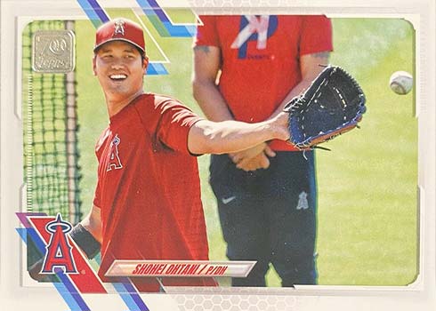 Shohei Ohtani 2021 Topps Archives Silver Insert #89BF-1 t shirt