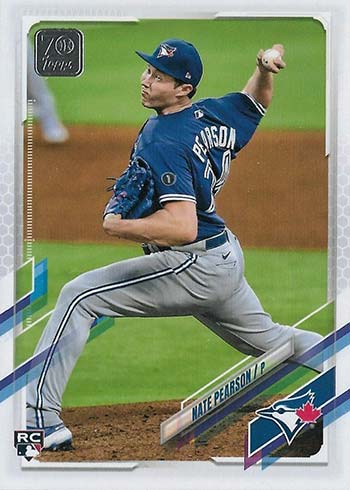 Nate Pearson Signed Jays Postseason A.l. Wild Card 2020 Topps Now Auto  #ps-102a