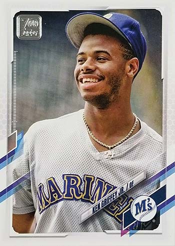 2021 Topps SP Legend Variation Ken Griffey Jr (Batting Practice) #506.2 HOF