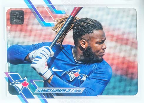 2021 Topps - Game Within The Game 10x14 Fine Art Print #11 - Vladimir  Guerrero Jr. - #'d to 1