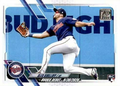 2021 Topps Now #153D 2/10 Alex Kirilloff Twins Hr's No1 and 2