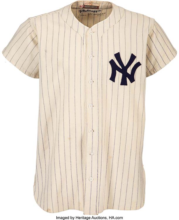 1954 Mickey Mantle Game-Used Jersey in November Heritage Auction