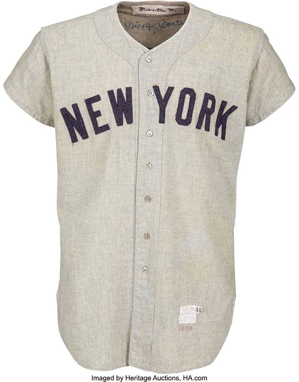 1954 Mickey Mantle Game-Used Jersey in November Heritage Auction - Beckett  News