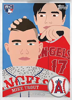 Topps Project70 Mike Trout by Keith Shore