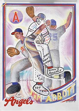 Topps Project 70 Jim Abbott by Efdot