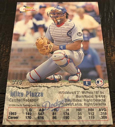 Mike Piazza Baseball Card 1994 for Sale in Highland, CA - OfferUp