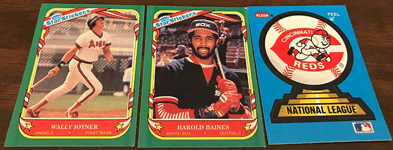 Harold Baines 1987 Fleer Baseball All-Stars Card No 1 (White Sox