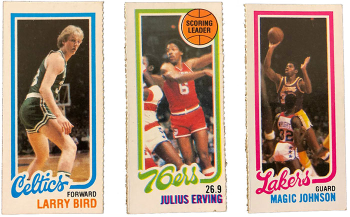 1980/1981 Basketball Today Larry Bird Front Cover EX