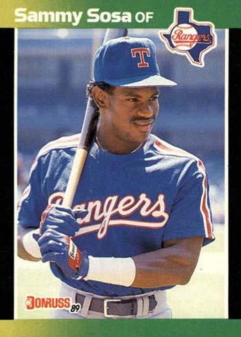 1989 Donruss Baseball's Best Sammy Sosa