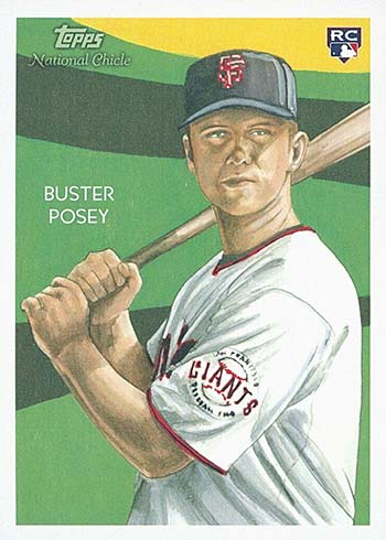 2010 Bowman Draft Prospects BUSTER POSEY RC #BDP61 Giants Rookie Card NM QTY 