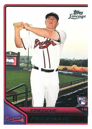 2011 Bowman Baseball #205 Freddie Freeman Rookie Card