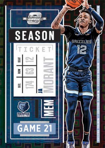 2020-21 Panini Contenders Optic Basketball Checklist, Hobby Box Info