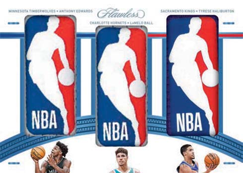 2020-21 Panini Flawless Basketball Triple Logoman