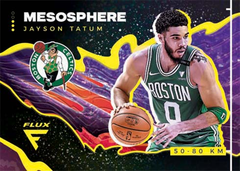2020-21 Panini Flux Basketball Atmosphere Mesosphere Jayson Tatum
