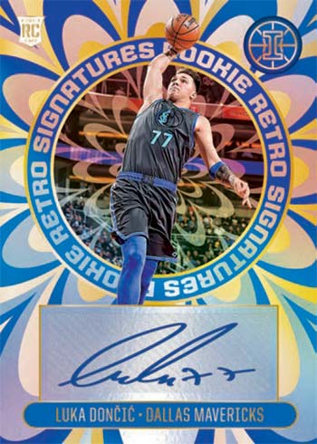 2020-21 Panini Illusions Basketball Rookie Retro Signatures Luka Doncic