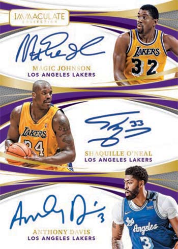 2020 Panini Los Angeles Lakers NBA Champions Checklist, Boxes, Info