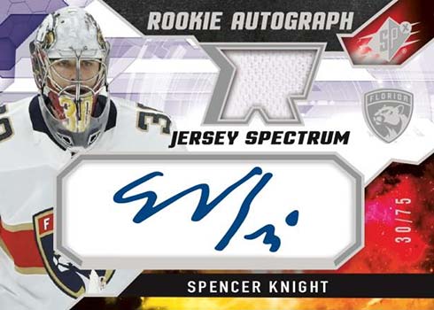 SPENCER KNIGHT Autographed NHL Debut 4/20/21 Authentic Jersey