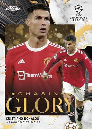 2021-22 Topps Chrome UEFA Champions League Chasing Glory Cristiano Ronaldo