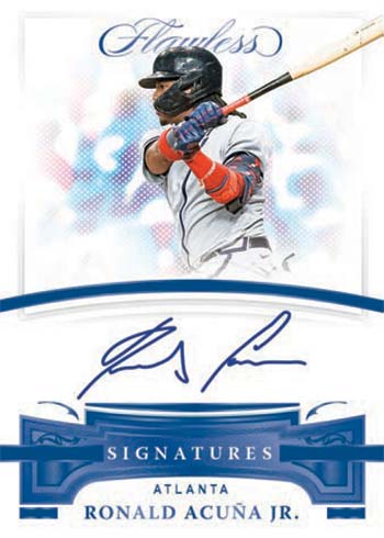 2021 Panini Flawless Baseball Flawless Signatures Ronald Acuna Jr.