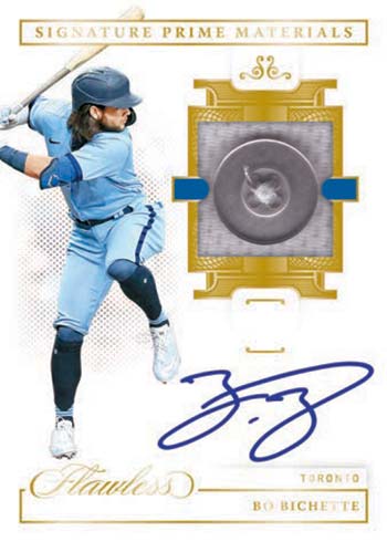 2020 Panini Flawless Rookie Dual Patch Autographs Emerald #DPA-BO Bo  Bichette Signed Dual Patch Rookie Card (#2/5) – Panini Encased on Goldin  Auctions