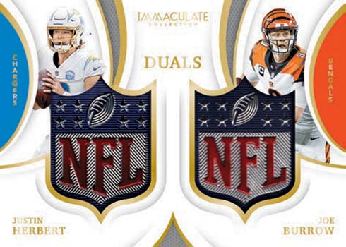 2020 Panini Immaculate JOE BURROW Eye Black Jersey Patch RC /25 Bengals