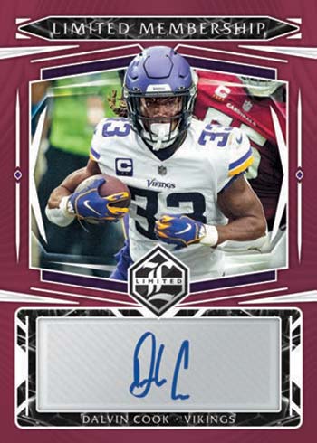 2017 Limited Football Card Pick 